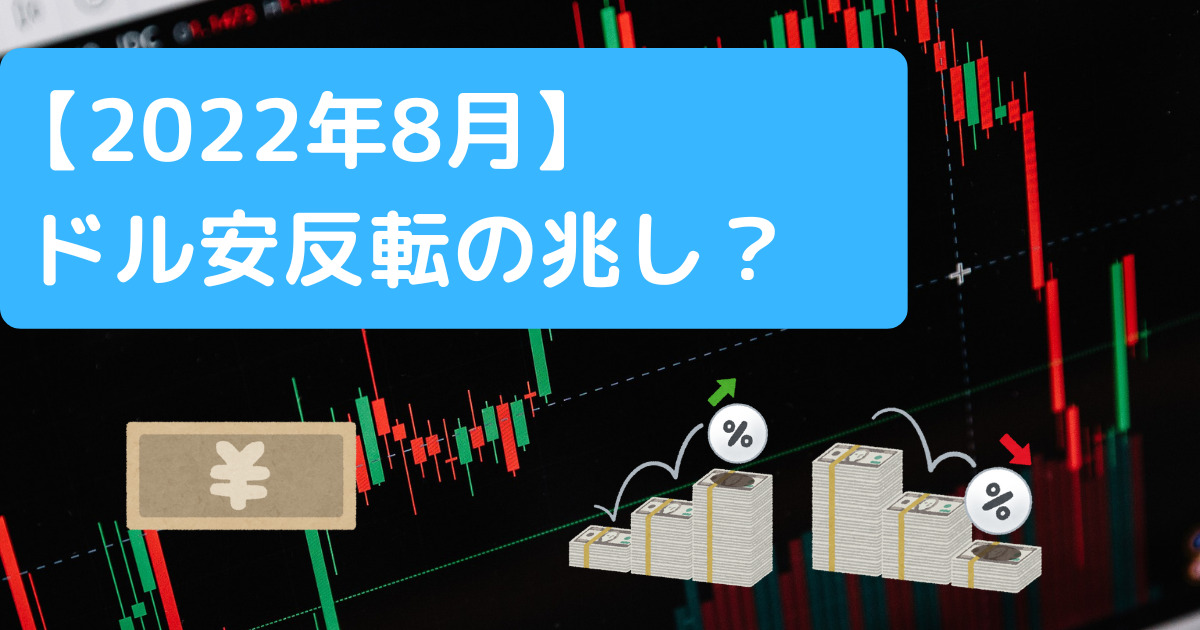 【USD/JPY】ドル高・円安はどこまで続くのか？【2022年3月～8月】